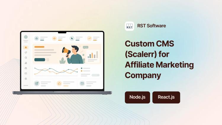 Preview of the Custom CMS (Scalerr) for Affiliate Marketing Company