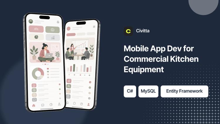 Preview of the Mobile App Dev for Commercial Kitchen Equipment