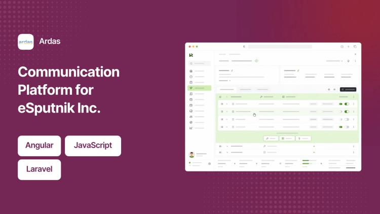 Preview of the Communication Platform for eSputnik Inc.