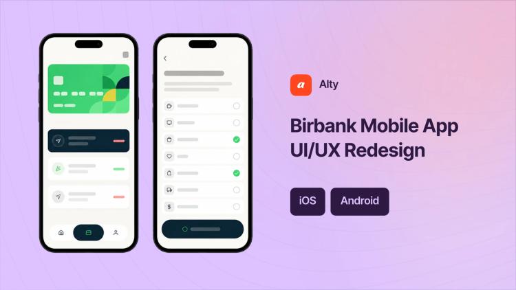 Preview of the Birbank Mobile App UI/UX Redesign