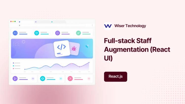 Preview of the IT Staff Augmentation — Full-stack Development with React UI