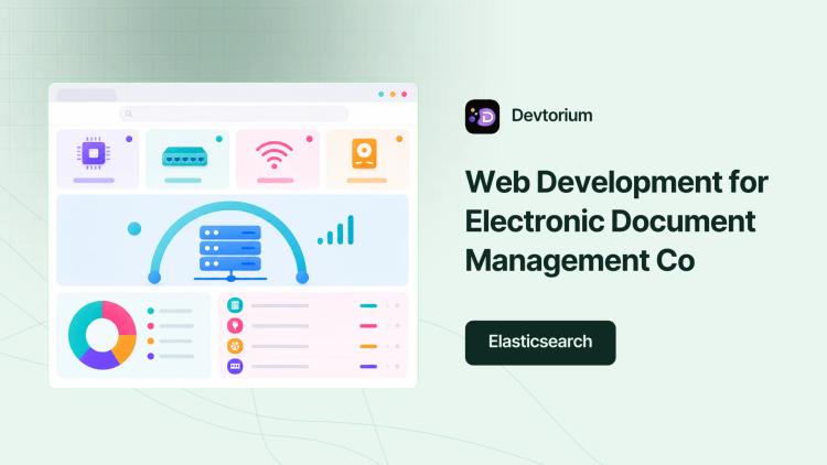 Preview of the Web Development for Electronic Document Management Co