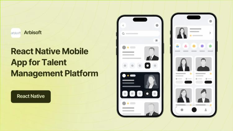 Preview of the React Native Mobile App for Talent Management Platform