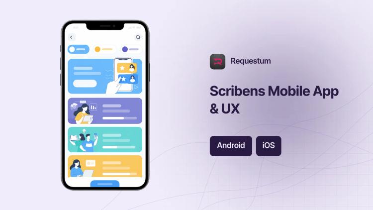 Preview of the Mobile App & UX Design for Scribens Grammar Checker