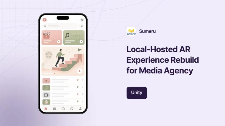 Preview of the Local-Hosted AR Experience Rebuild for Media Agency