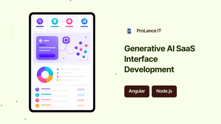 Generative AI SaaS Web Interface (Angular & Node.js) image