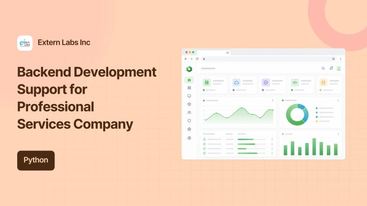 Preview of the Backend Development Support for Professional Services Company