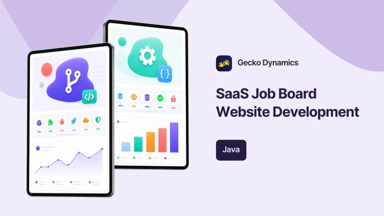 Preview of the SaaS Job Platform Website — UX/UI Design & Java Development