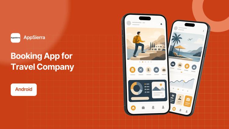 Preview of the Booking App for Travel Company