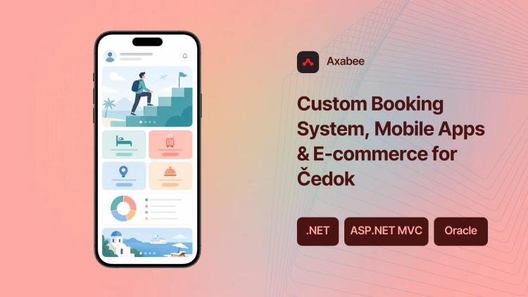 Preview of the Custom Booking System, Mobile Apps & E-commerce for Čedok