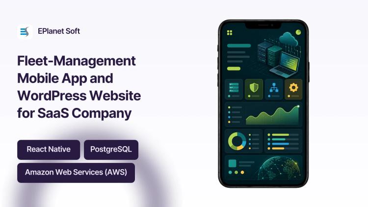 Fleet-Management Mobile App and WordPress Website for SaaS Company image