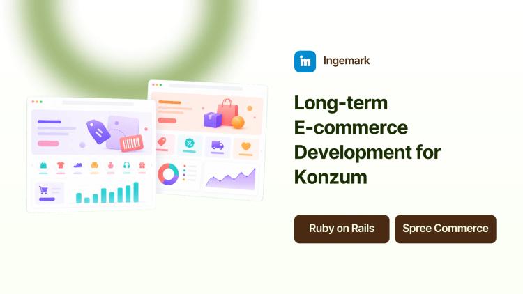 Preview of the Ruby on Rails & Spree Commerce Development for Konzum