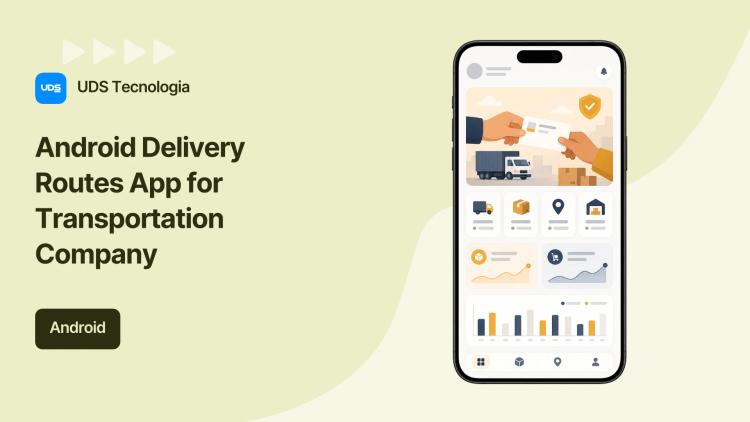 Preview of the Android Delivery Routes App for Transportation Company