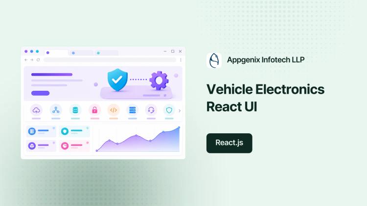 Frontend UI Development for Vehicle Electronics Company image