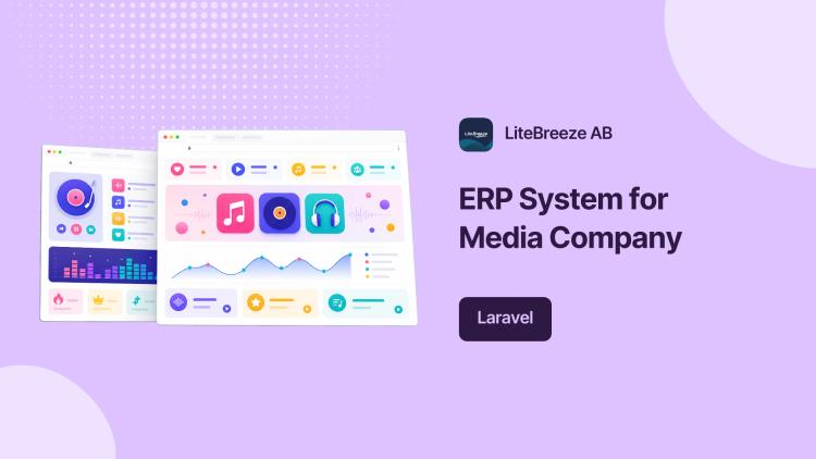 Preview of the Web-based ERP & Cloud Infrastructure for Media Company