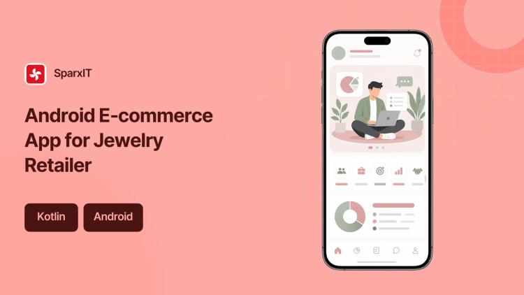 Preview of the Android E‑commerce App for Jewelry Retailer