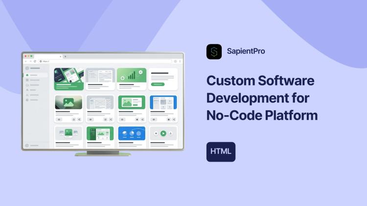 Preview of the Custom Software Development for No-Code Platform