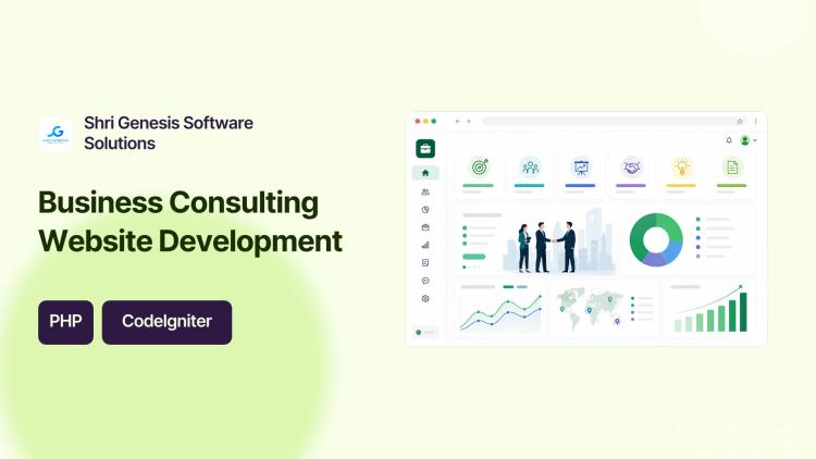Preview of the Website Development for Business Consulting Firm