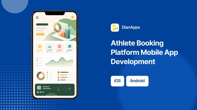 Preview of the Athlete Booking Platform Mobile App Development