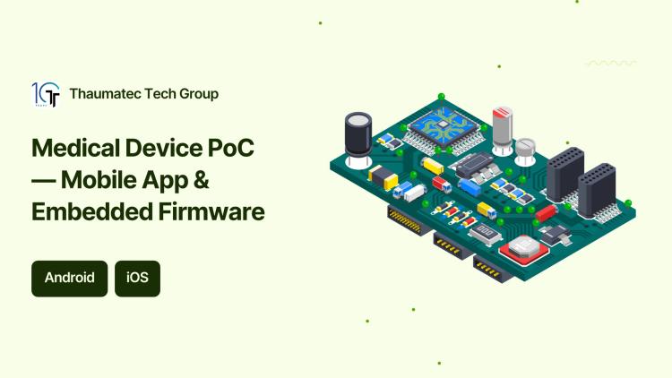 Preview of the YoniCore PoC: Embedded Firmware and Mobile App