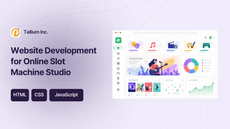 Website Development for Online Slot Machine Studio image