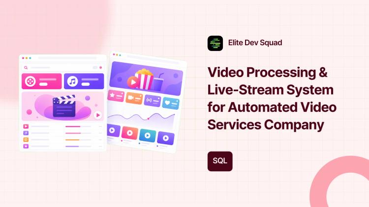 Preview of the Video Processing & Live-Stream System for Automated Video Services Company