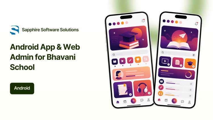 Android App and Web Admin Panel for Bhavani School image