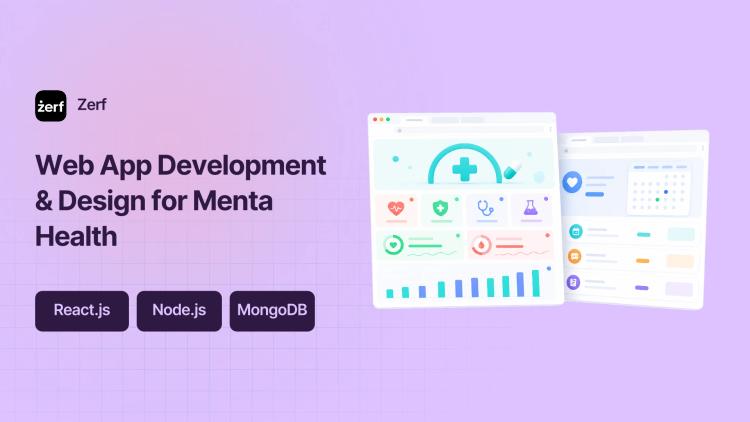 Preview of the Web App Development & Design for Menta Health