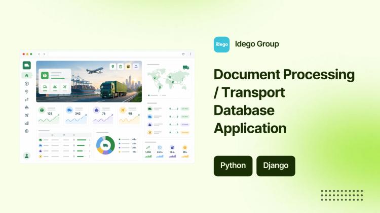 Preview of the Document Processing / Transport Database Application