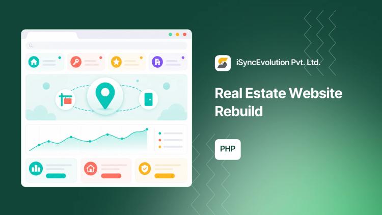 Preview of the Website Rebuild and Booking Integration for Real Estate Company