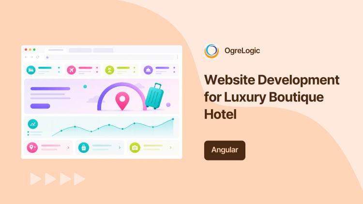 Preview of the Website Development for Luxury Boutique Hotel