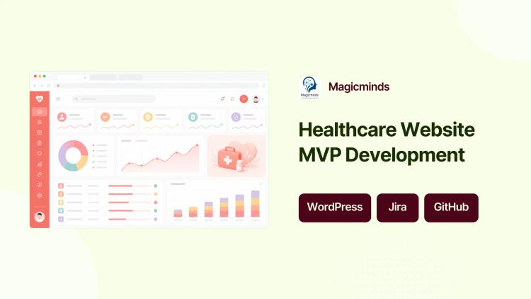 Preview of the Custom WordPress MVP for Healthcare Organization