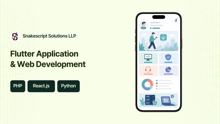 Preview of the Flutter Mobile App and Web Development for IT Services Company