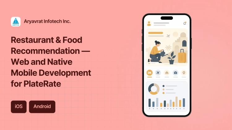 Preview of the Restaurant & Food Recommendation — Web and Native Mobile Development for PlateRate