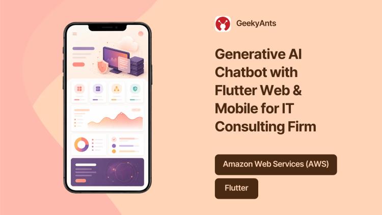Preview of the Generative AI Chatbot with Flutter Web & Mobile for IT Consulting Firm