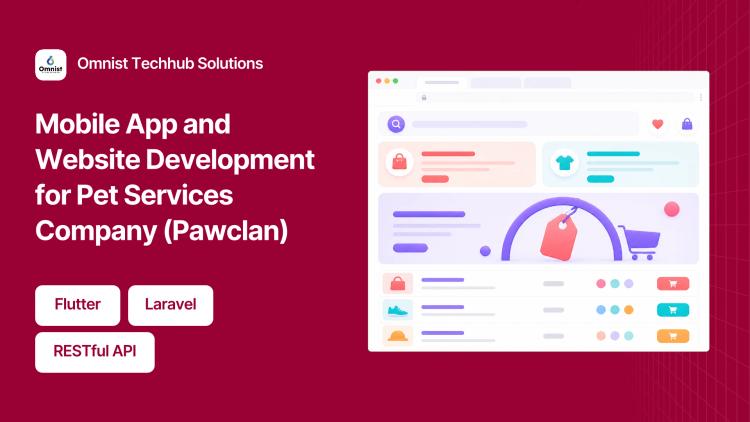 Preview of the Mobile App and Website Development for Pet Services Company (Pawclan)