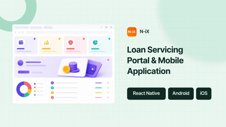 Preview of the Loan Servicing Web Portal & Mobile App for Credit Card Company