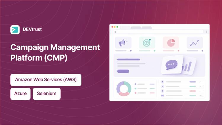 Preview of the Campaign Management Platform (CMP) for Advertising & Marketing Company