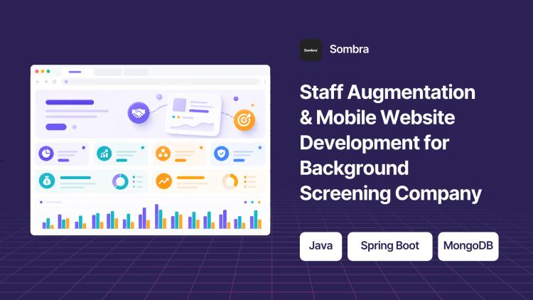 Preview of the Staff Augmentation & Mobile Website Development for Background Screening Company