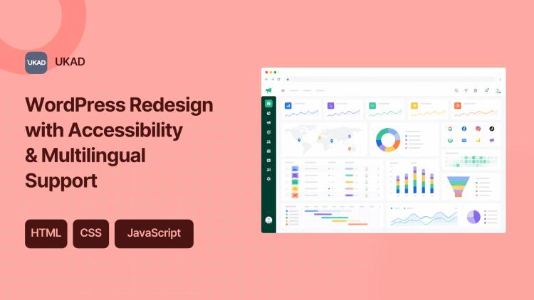 Preview of the WordPress Redesign with Accessibility & Multilingual Support