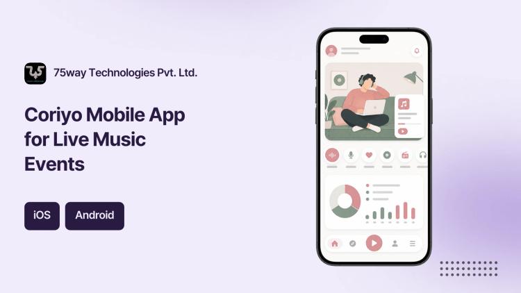 Preview of the Mobile App Development for Coriyo Live Music Platform