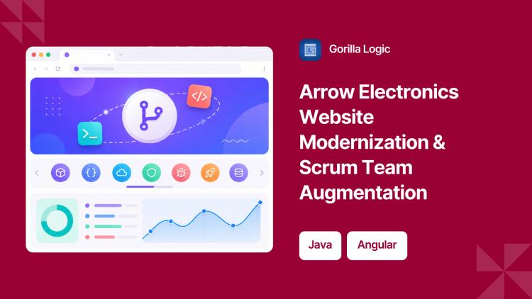 Preview of the Arrow Electronics Website Modernization & Scrum Team Augmentation