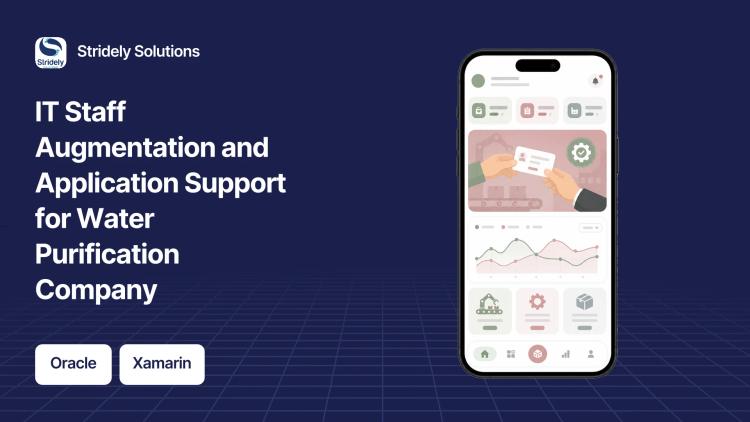 Preview of the IT Staff Augmentation and Application Support for Water Purification Company