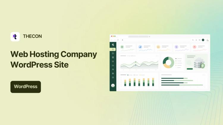 Preview of the WordPress Website Development for Web Hosting Company