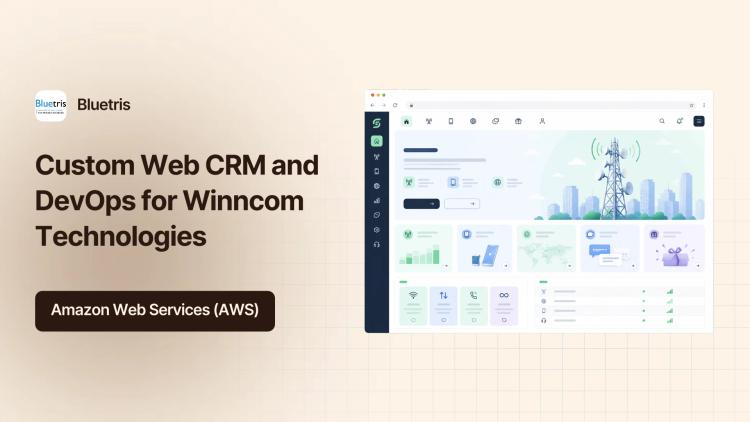 Preview of the Custom Web CRM and DevOps for Winncom Technologies