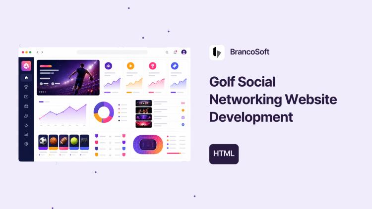 Preview of the Golf Social Networking Website Development