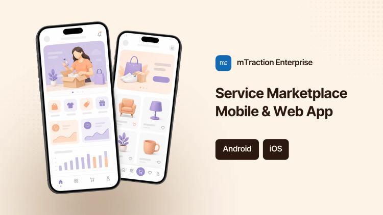 Preview of the Mobile & Web Service Marketplace Development for eJobbing Inc.