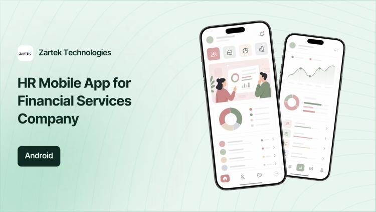 Preview of the HR Mobile App for Financial Services Company