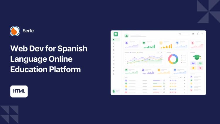 Preview of the Web Dev for Spanish Language Online Education Platform
