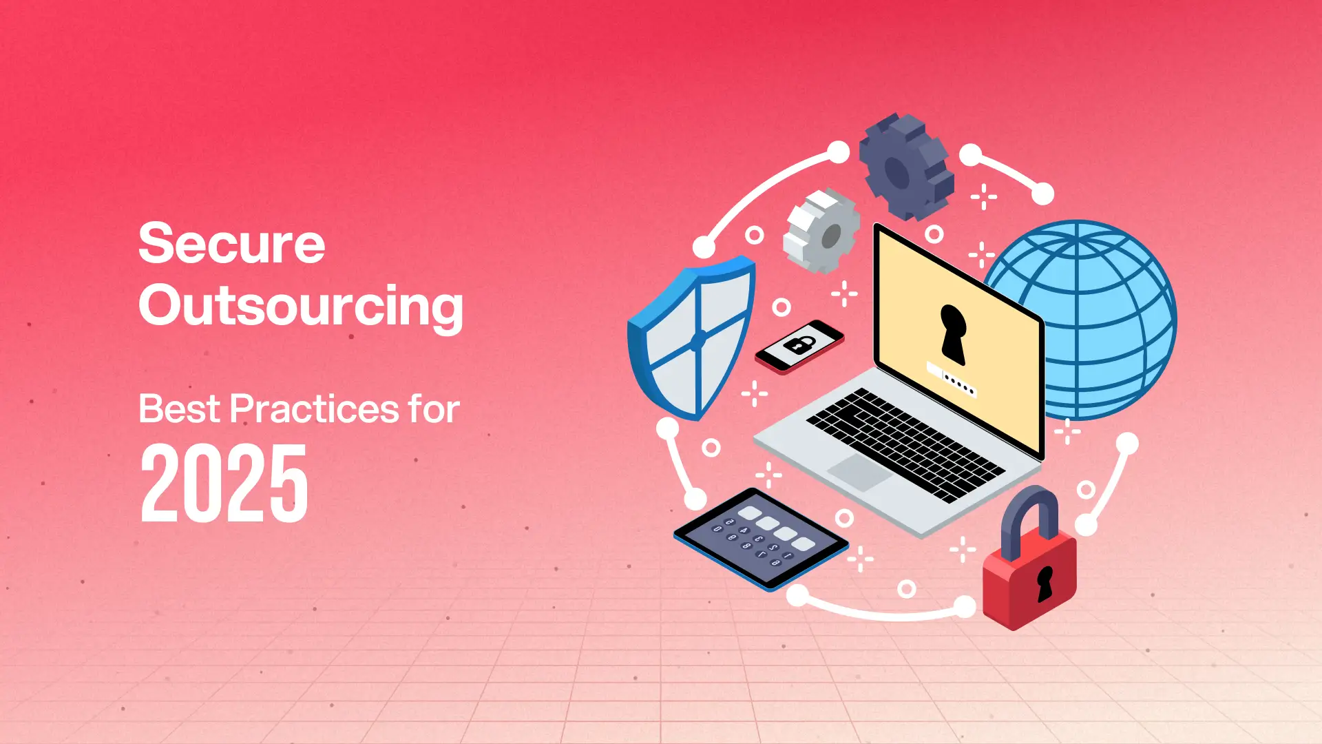 The image symbolizes the cybersecurity best practices